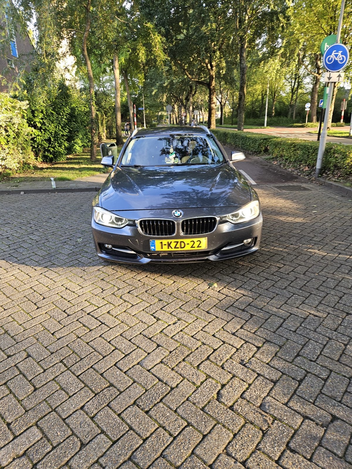 BMW 3-Serie 1.6 316I Touring AUT 2013 Grijs, Auto's, Automaat, 4 cilinders, 1445 kg, Origineel Nederlands