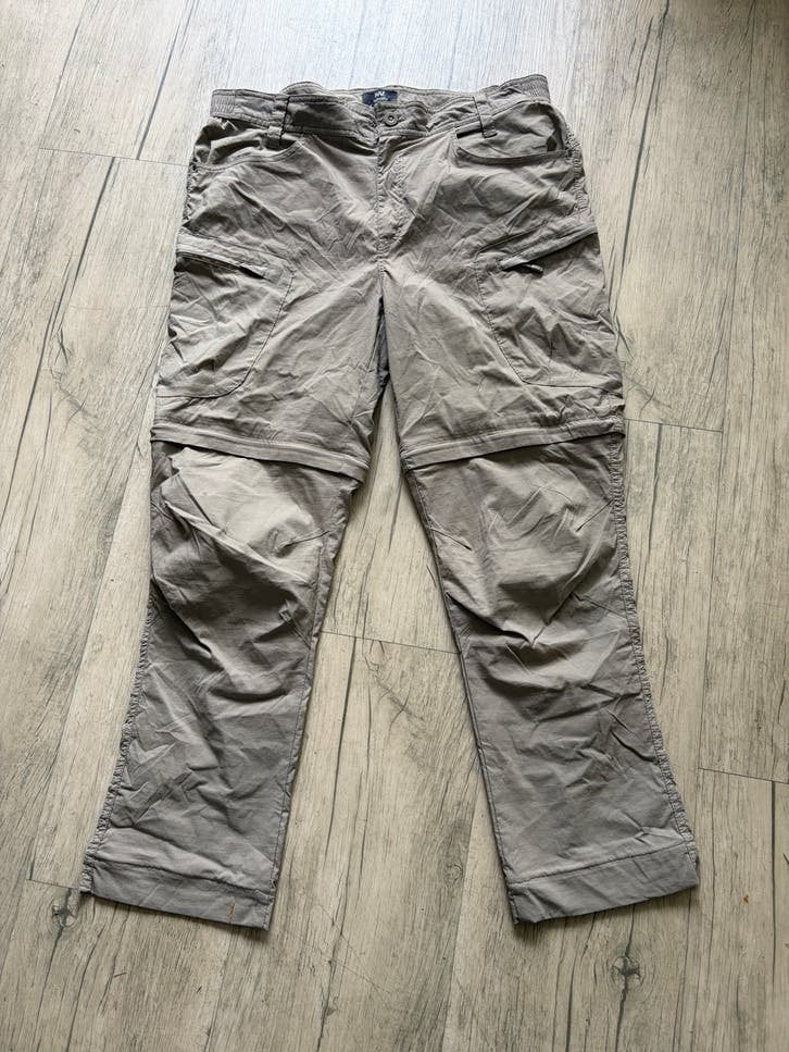 Human Nature afritsbroek - Maat XL, Kleding | Heren, Broeken en Pantalons, Ophalen of Verzenden, Gedragen, Maat 56/58 (XL), Beige