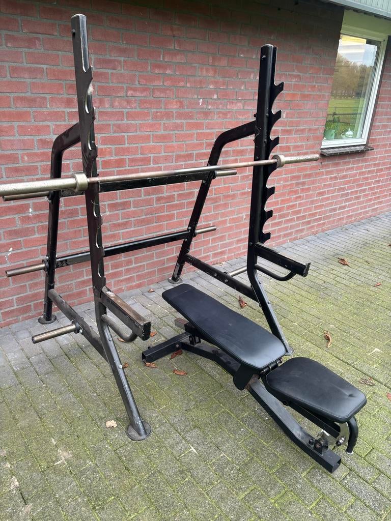 Bankdruk set inclusief stang, Ophalen, Idk, Idk, Borst