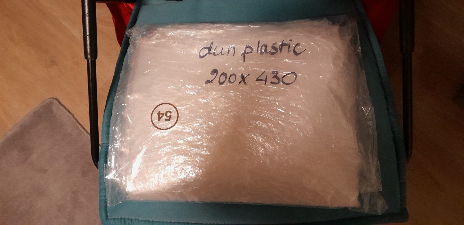 Dun doorzichtig plastic, lap van 2 m. bij 4.30 m., Ophalen of Verzenden, Minder dan 5 m², Zeil