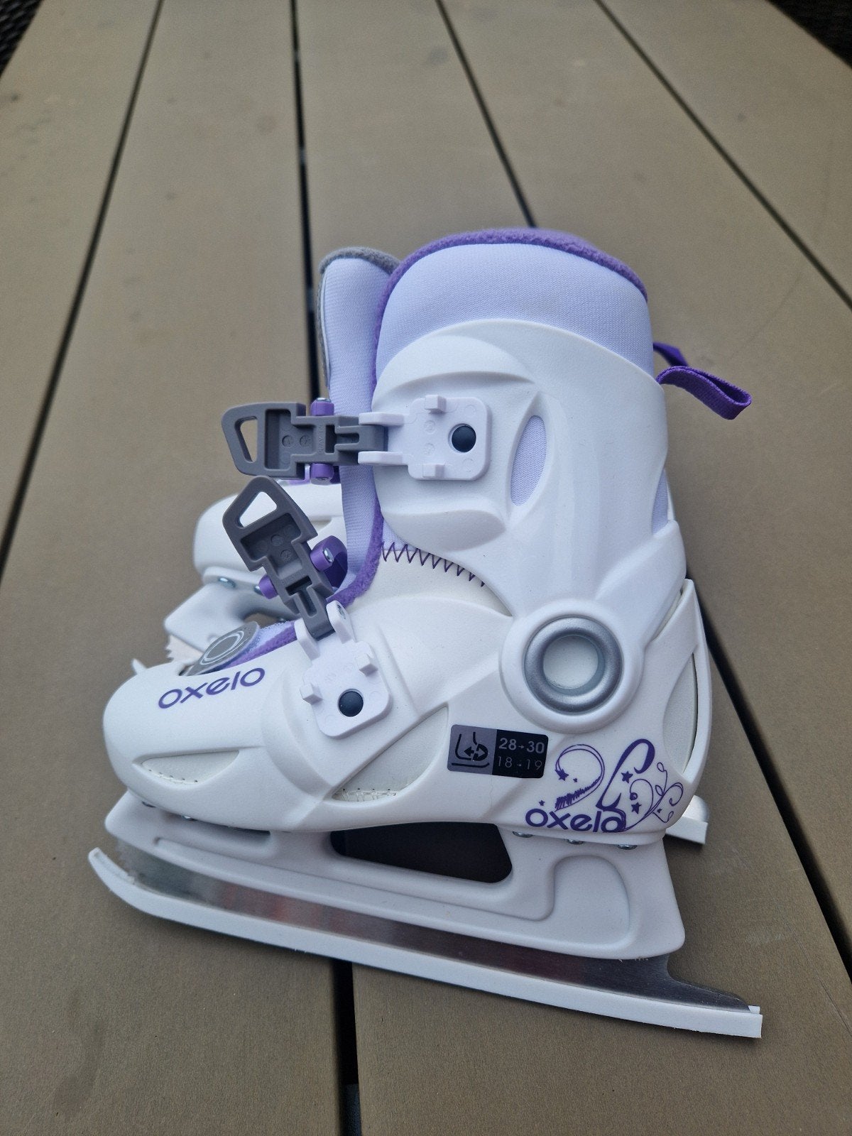 Oxelo schaatsen, verstelbaar maat 28-30, Sport en Fitness, Ophalen, Zo goed als nieuw, Kunstschaatsen, Overige merken