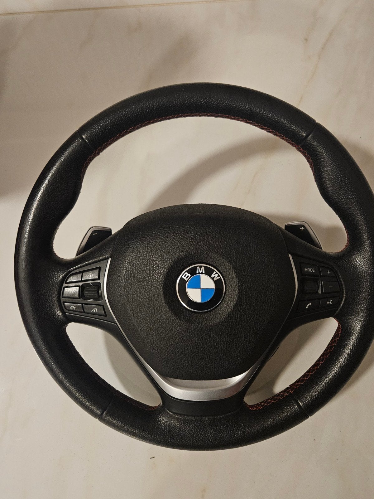 BMW stuurwiel voor 1 3 4 5 serie f series met flippers, Ophalen of Verzenden, Gebruikt, BMW