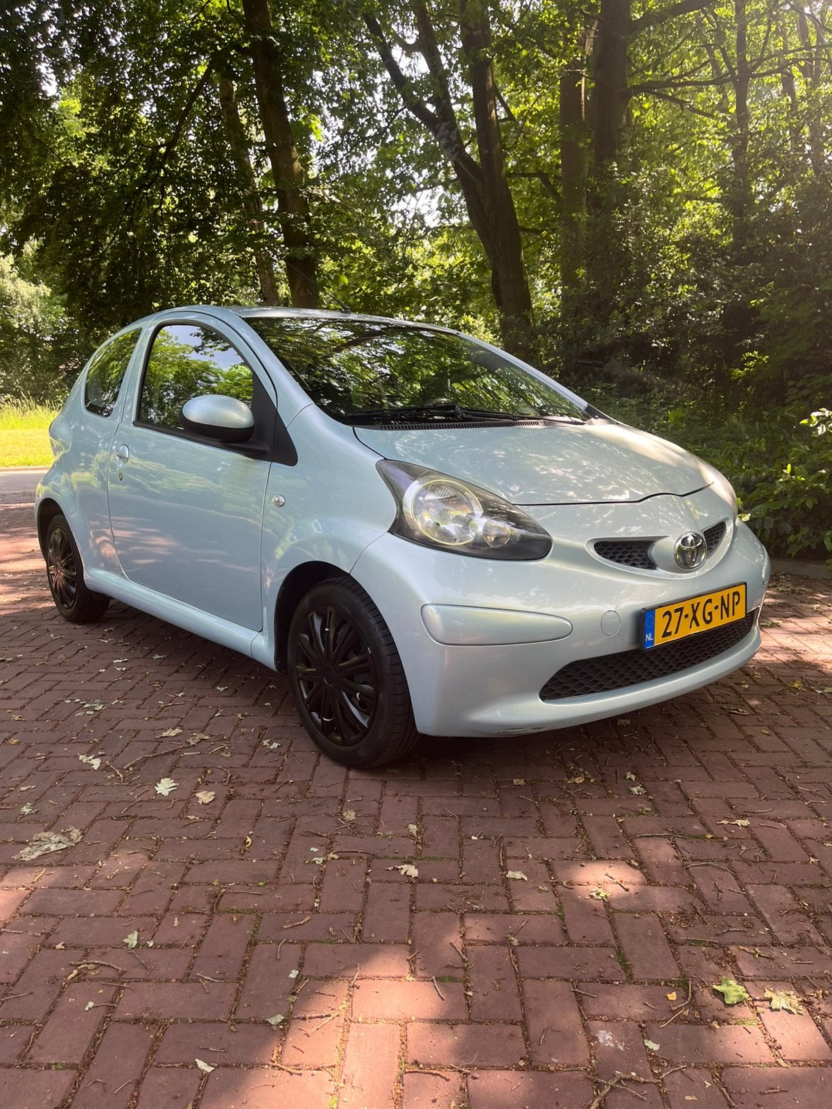 Toyota Aygo 1.0 12V Vvt-i 3DRS MMT 2007 Blauw, Auto's, Toyota, Voorwielaandrijving, 68 pk, Origineel Nederlands, Handgeschakeld
