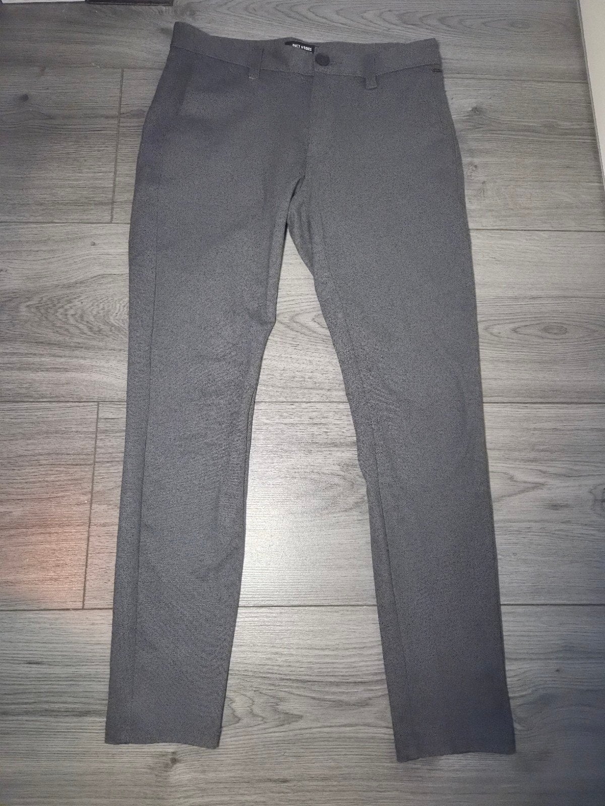 Only & Sons 'Mark' Slim Fit Pantalon / Broek – Grijs – W28 L, Ophalen of Verzenden, Grijs, Gedragen, Maat 46 (S) of kleiner