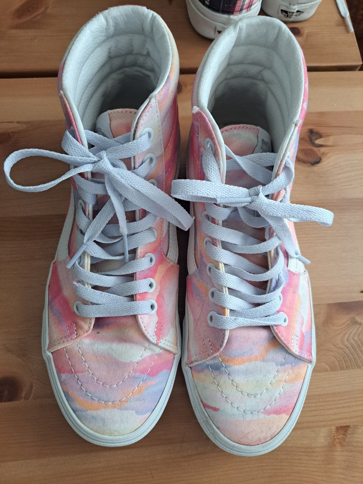 Vans Sk8-Hi sneakers met tie-dye print, Kleding | Dames, Schoenen, Overige kleuren, Ophalen of Verzenden, Sneakers of Gympen, Gedragen