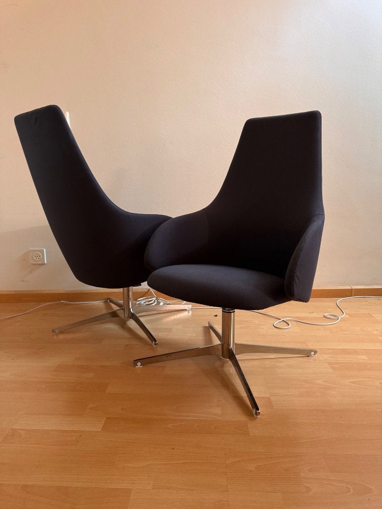 Luxury Office Chair x2, Twee, Blauw, Nieuw, Ophalen of Verzenden