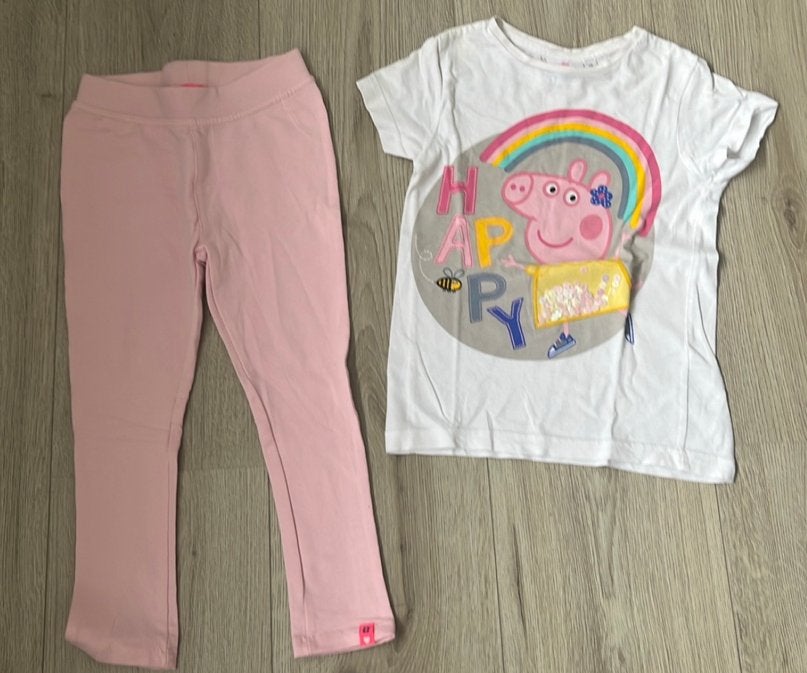 Leuke set peppa pig 92/98, Ophalen of Verzenden, Zo goed als nieuw, Meisje