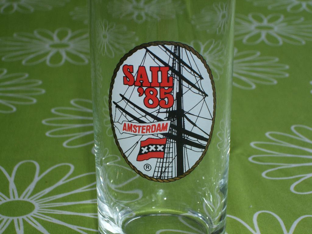 Sail 1985 Amsterdam - longdrinkglas, Ophalen of Verzenden, Zo goed als nieuw