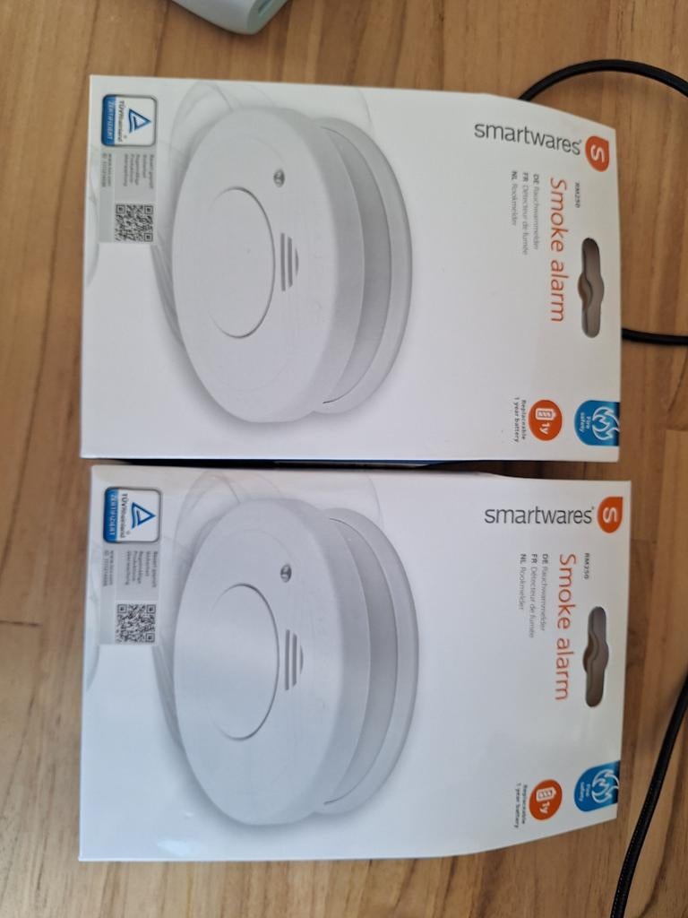 Smartwares Rookmelders (2 stuks) - Nieuw in doos, Ophalen of Verzenden, Nieuw, Detector, Sensor of Melder, Rook