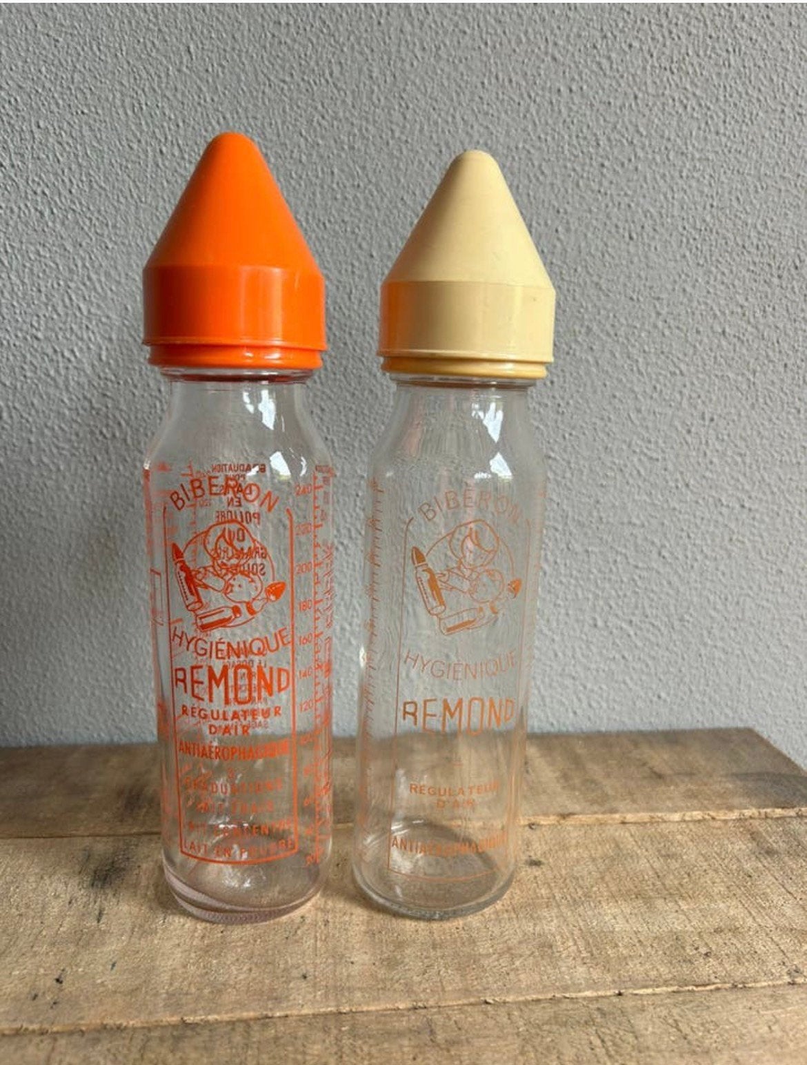 Franse babyflessen een met originele speen, Ophalen of Verzenden
