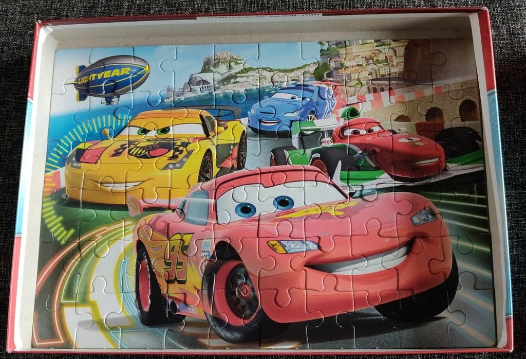Puzzel Cars 60 stukjes Clementoni 5+ jaar, Ophalen, Meer dan 50 stukjes, Gebruikt, 4 tot 6 jaar