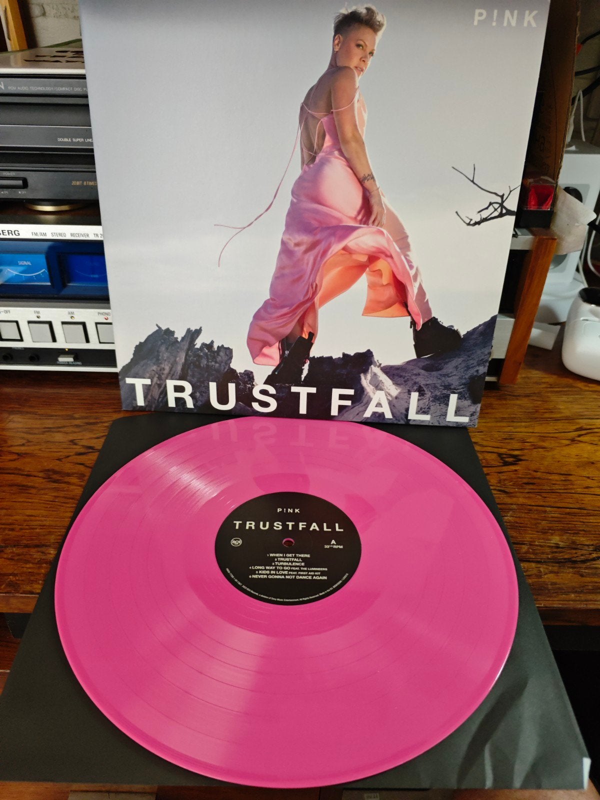 P!nk - Trustfall (Roze Vinyl LP), LP, Pop, Colored vinyl, Ophalen of Verzenden