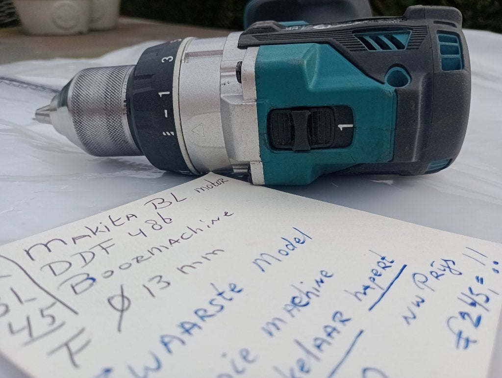 Makita DDF486 Boormachine - Zwaarste Model, Ophalen of Verzenden, Gebruikt, Accuboormachine, Makita