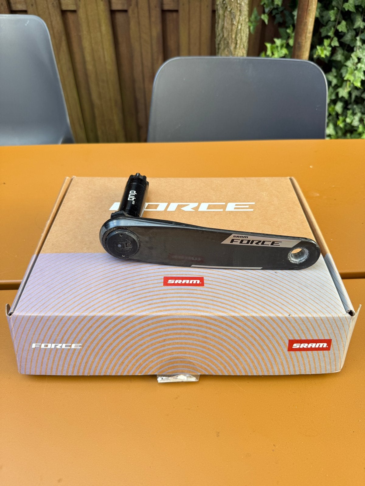 SRAM Force DUB wide Quarq crankarm - 172,5mm, Fietsen en Brommers, Fietsonderdelen, Crankstel of Pedalen, Gebruikt, Ophalen of Verzenden