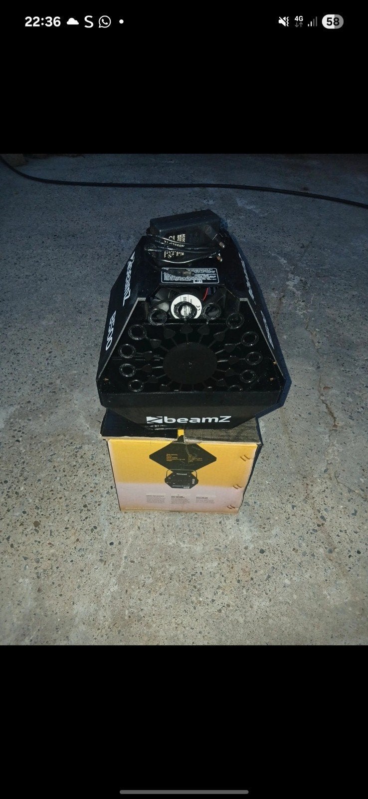Bellenblaas machine beamz b500, Ophalen of Verzenden, Zo goed als nieuw
