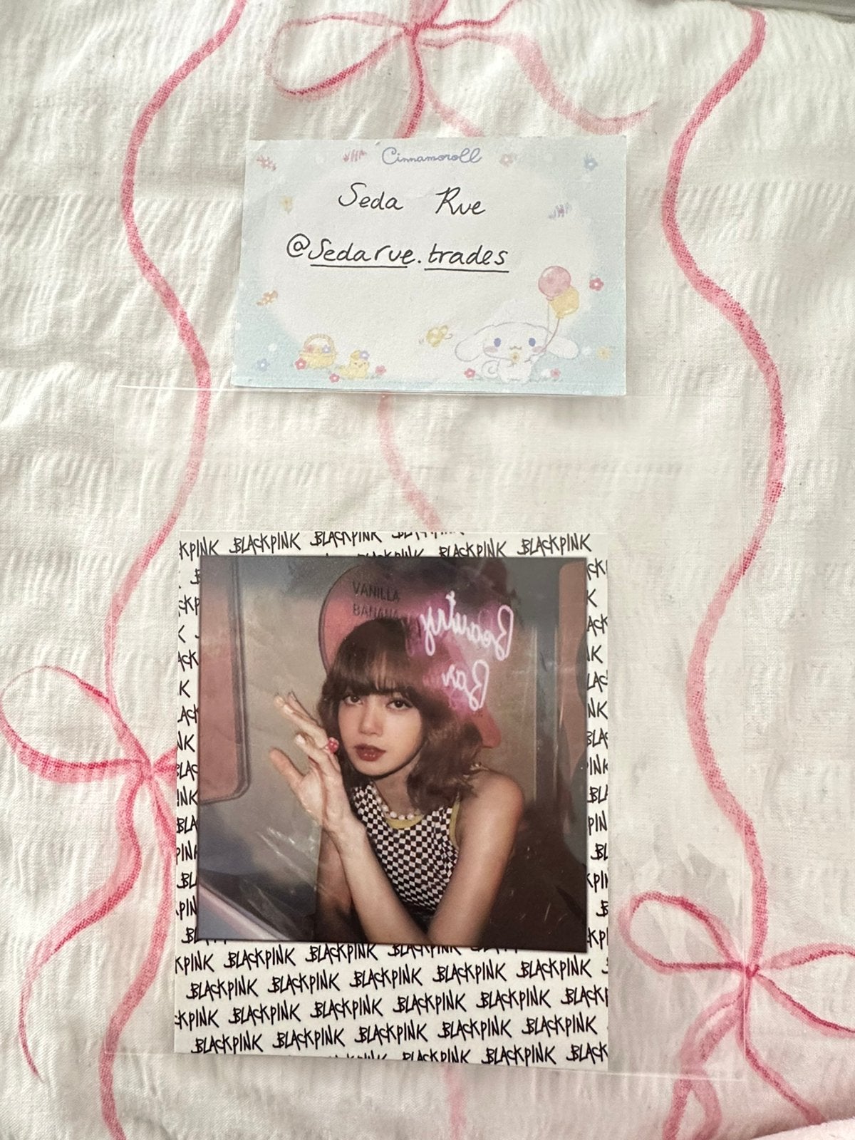 Blackpink Lisa Summer Diary polaroid, Verzenden