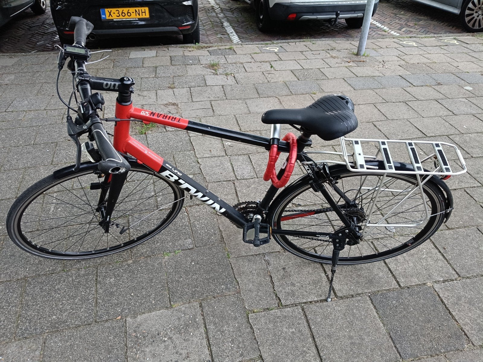 B'Twin Triban 520 racefiets met bagagedrager, Fietsen en Brommers, Ophalen, Gebruikt, Meer dan 20 versnellingen, Overige merken