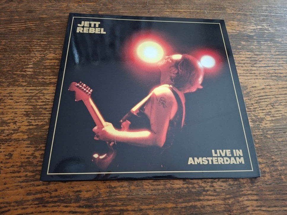 LP Jett Rebel - Live In Amsterdam, Ophalen, Originele persing, Zo goed als nieuw, 12 inch