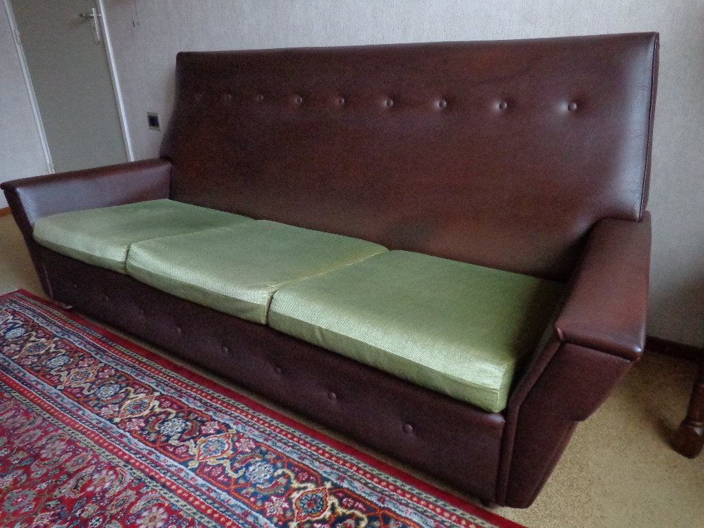 3-Zits bank, Overige materialen, Gebruikt, Driepersoons, 75 tot 100 cm