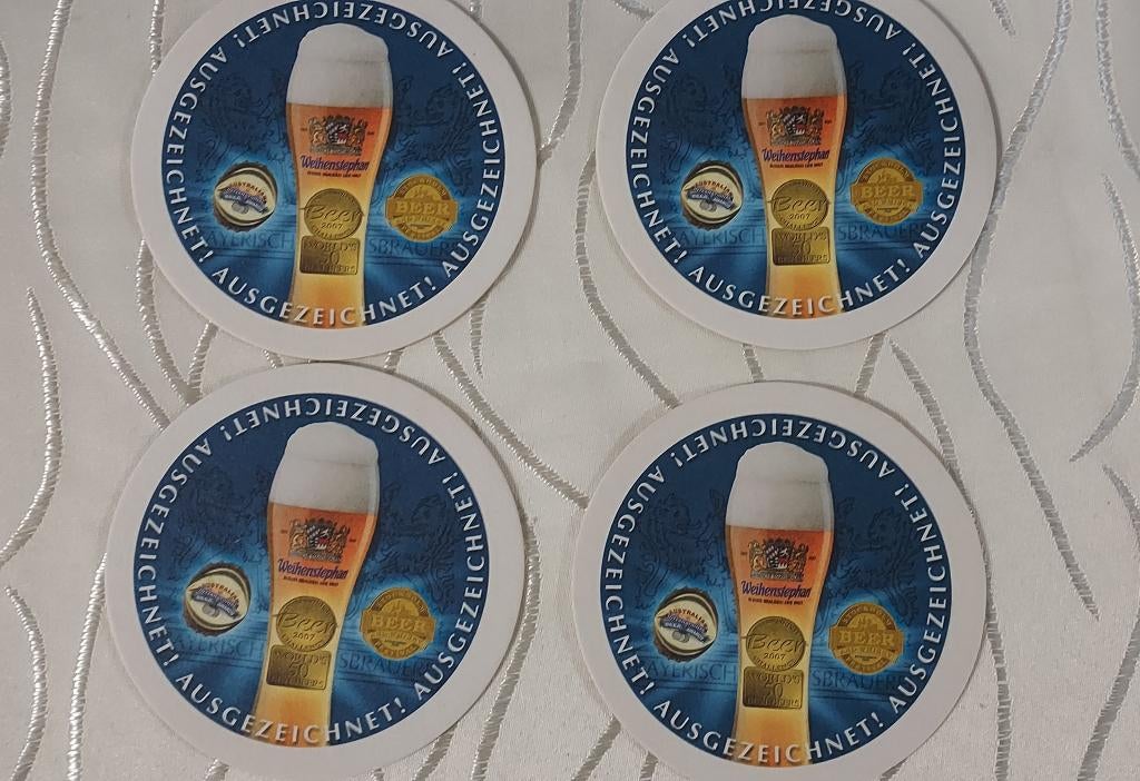 WEIHENSTEPHAN viltjes 4 stuks, Ophalen of Verzenden, Nieuw, Viltje(s), Overige merken
