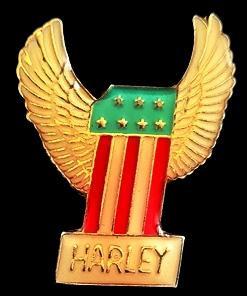 Harley-Davidson nummer 1 pin- goudkleur 2, Verzenden, Nieuw, Transport, Speldje of Pin
