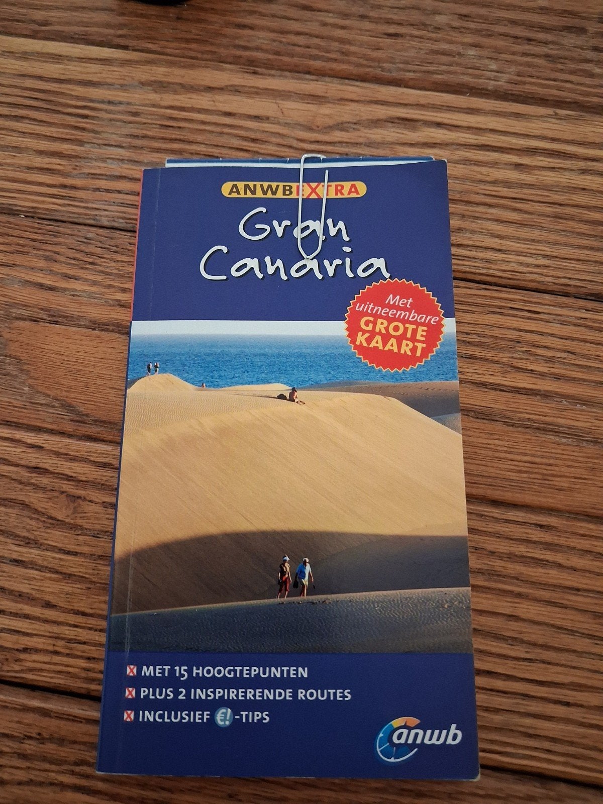 ANWB Extra Gran Canaria met uitneembare grote kaart, Europa, Ophalen of Verzenden, Zo goed als nieuw, Reisgids of -boek