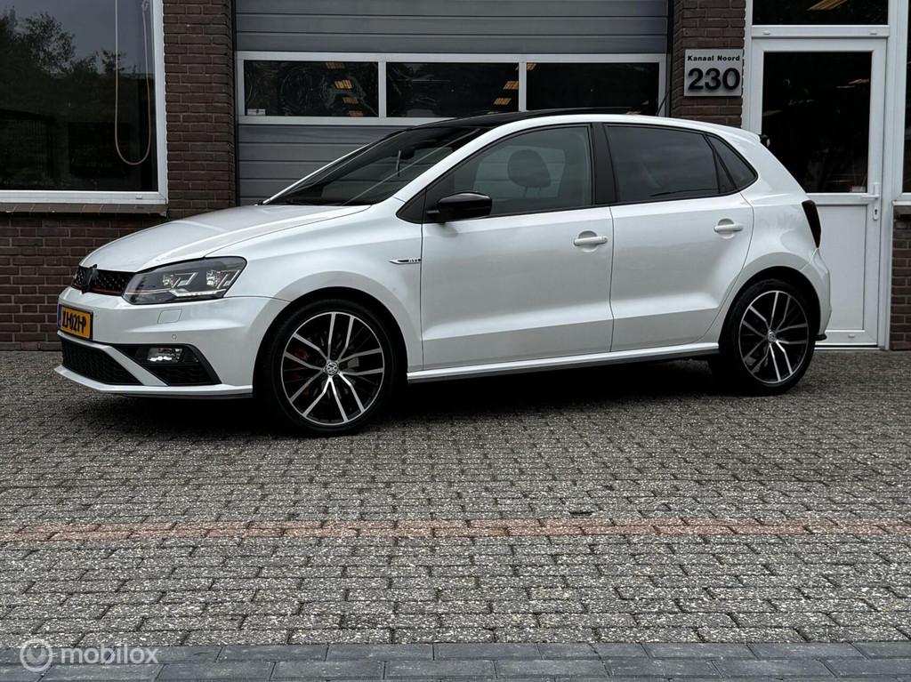 Volkswagen Polo 1.8 TSI GTI DSG PANO/CLIMA/NAVI/VOL!, Automatische klimaatregeling, Gebruikt, Euro 6, Wit