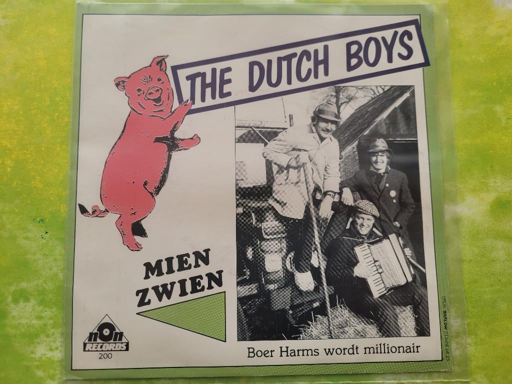 The Dutch Boys - Mien zwien - Boer Harms wordt millionair, Ophalen, Zo goed als nieuw, Overige formaten, Levenslied of Smartlap