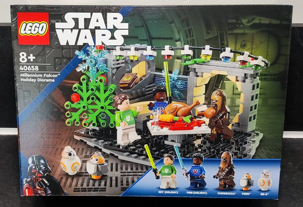 LEGO set 40658 – Millennium Falcon Holiday Diorama – Nieuw!