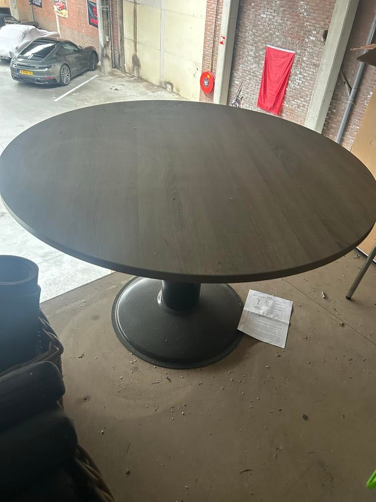 Stijlvolle Ronde Tafel - Perfect voor elke ruimte, Gebruikt, Ophalen of Verzenden, 75 cm of meer, 60 cm of meer
