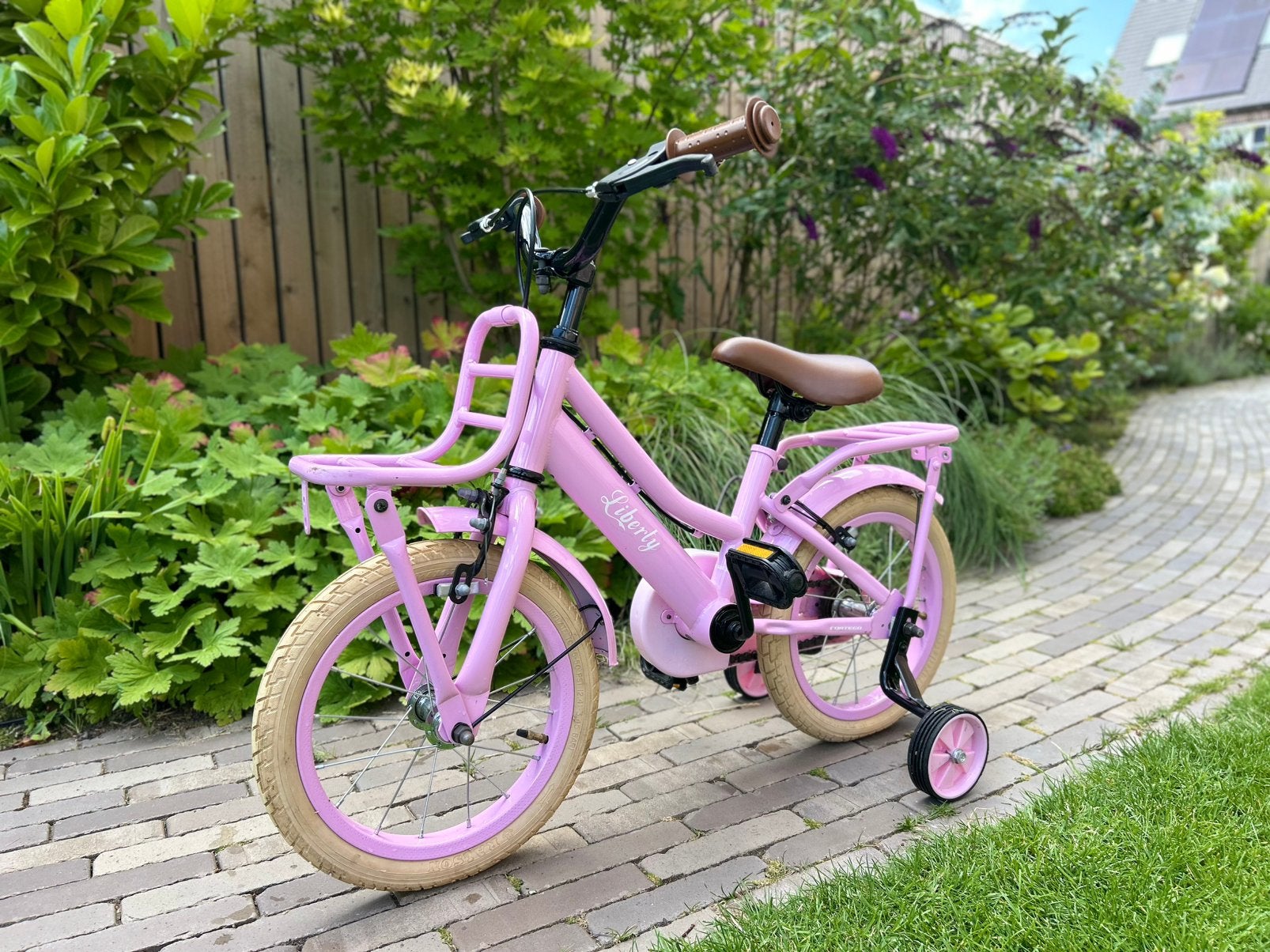 Cortega Liberty meisjesfiets Roze 14 inch, Fietsen en Brommers, Fietsen | Kinderfietsjes, Ophalen, Zo goed als nieuw, Minder dan 16 inch
