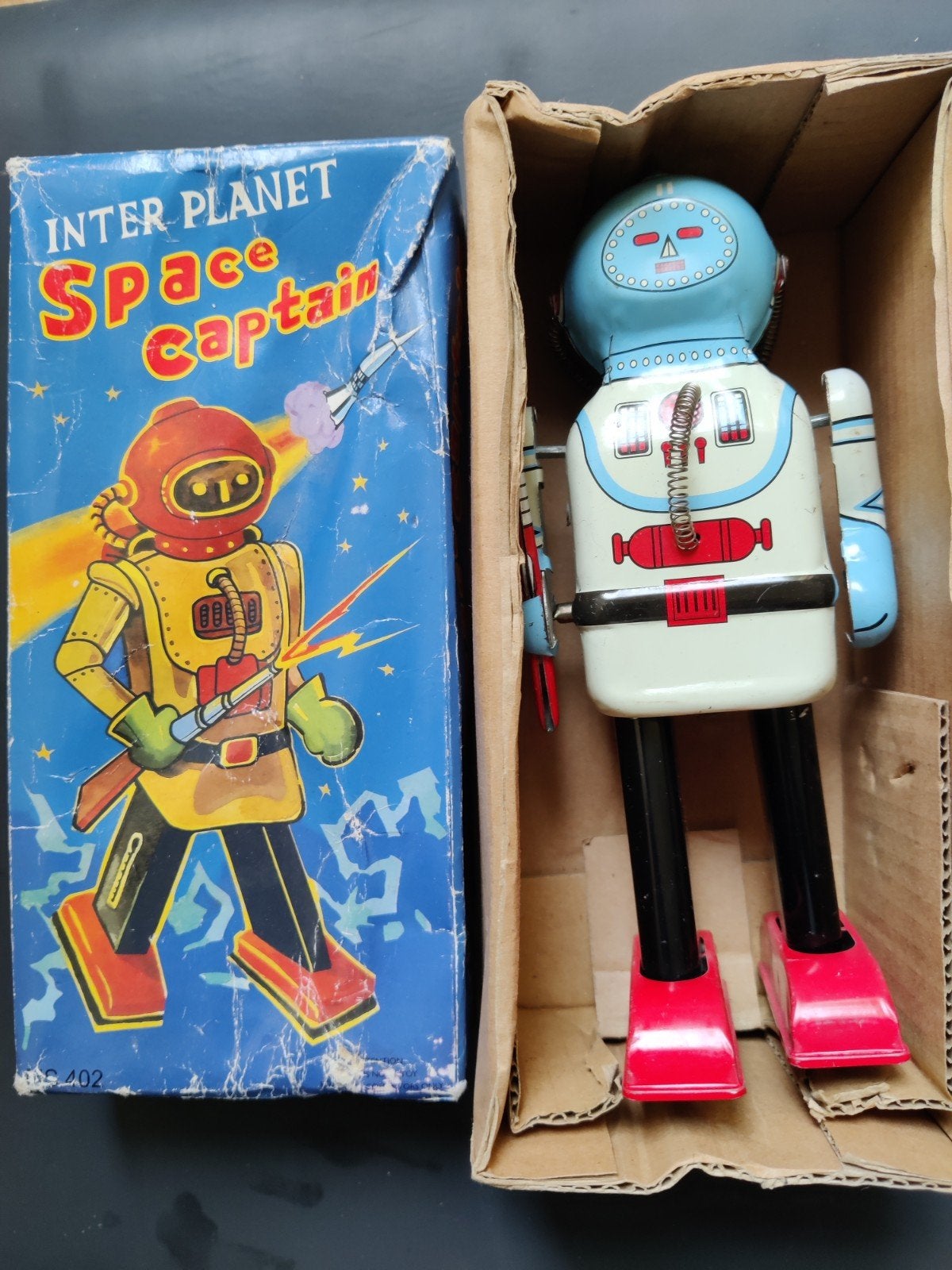 Robot Vintage Inter Planet Space Captain, Antiek en Kunst, Ophalen of Verzenden