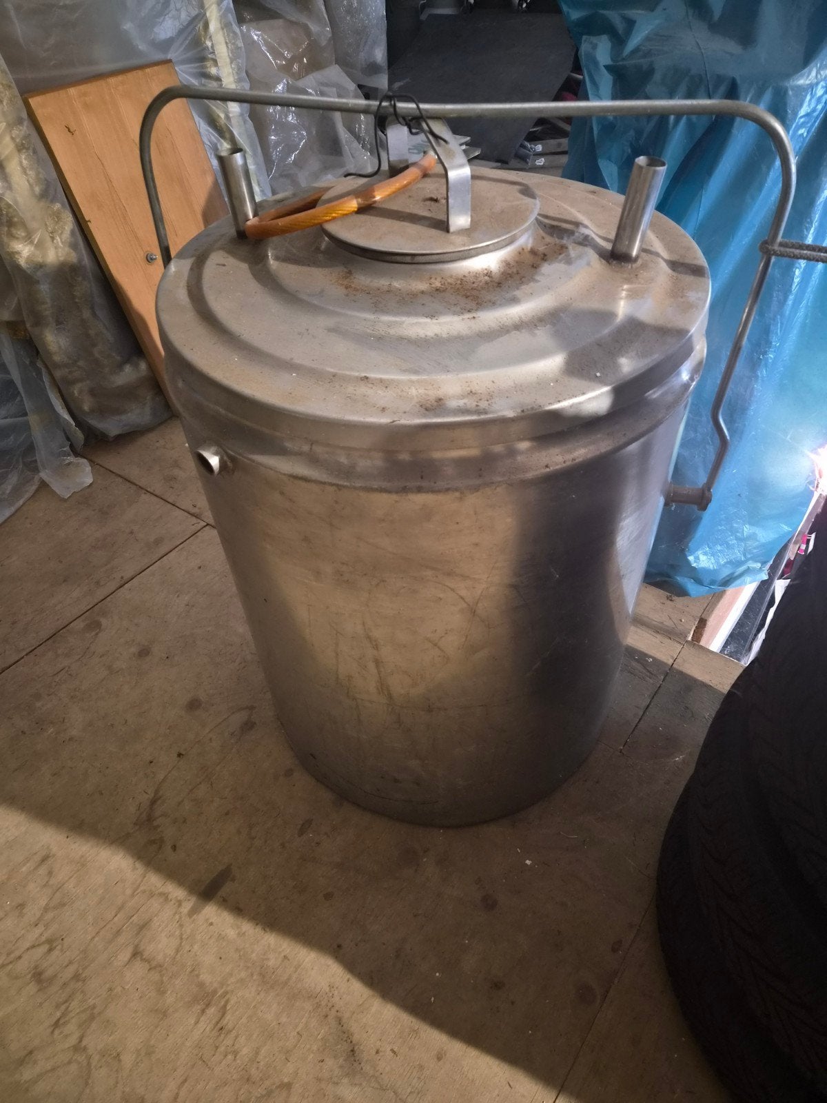 Dubbelwandige melktank 200L, Dieren en Toebehoren
