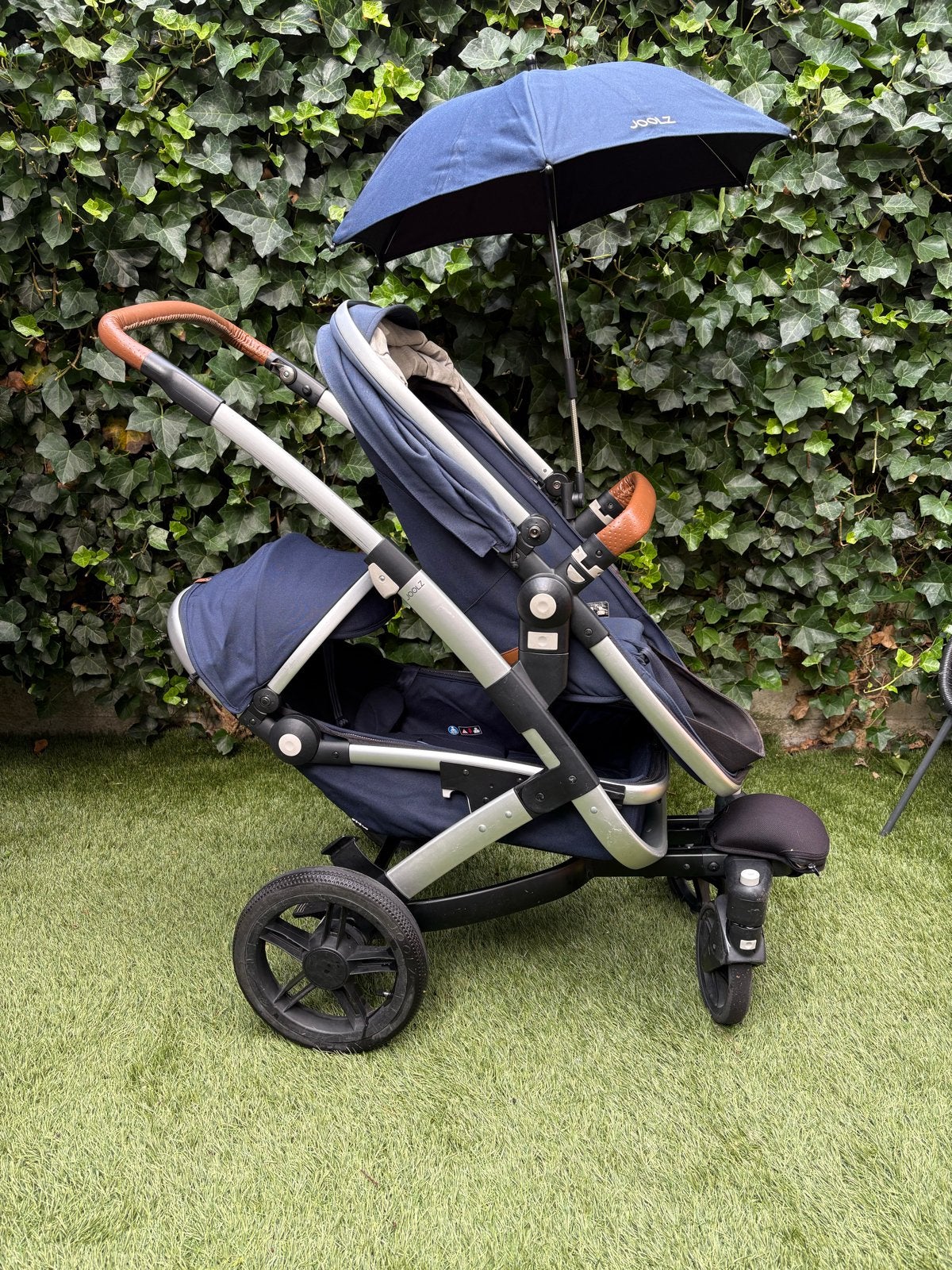 Joolz Geo Earth Parrot Blue duo kinderwagen, Overige merken, Gebruikt, Duowagen, Ophalen of Verzenden