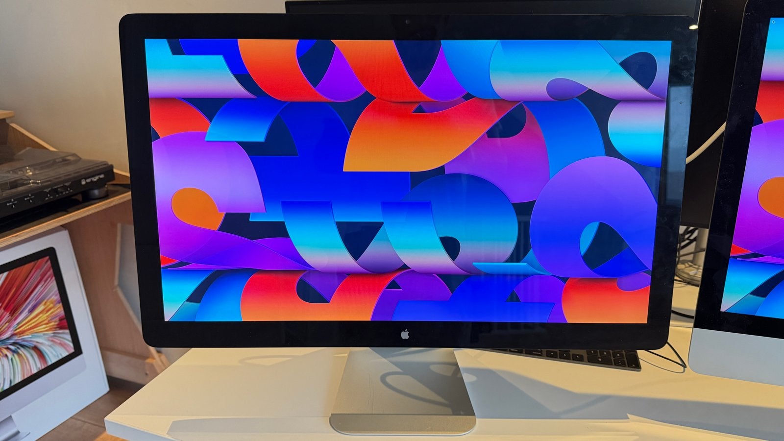 Apple Thunderbolt Display 27 inch + Imac, Computers en Software, Monitoren, Niet werkend, 60 Hz of minder, Thunderbolt, Ingebouwde speakers