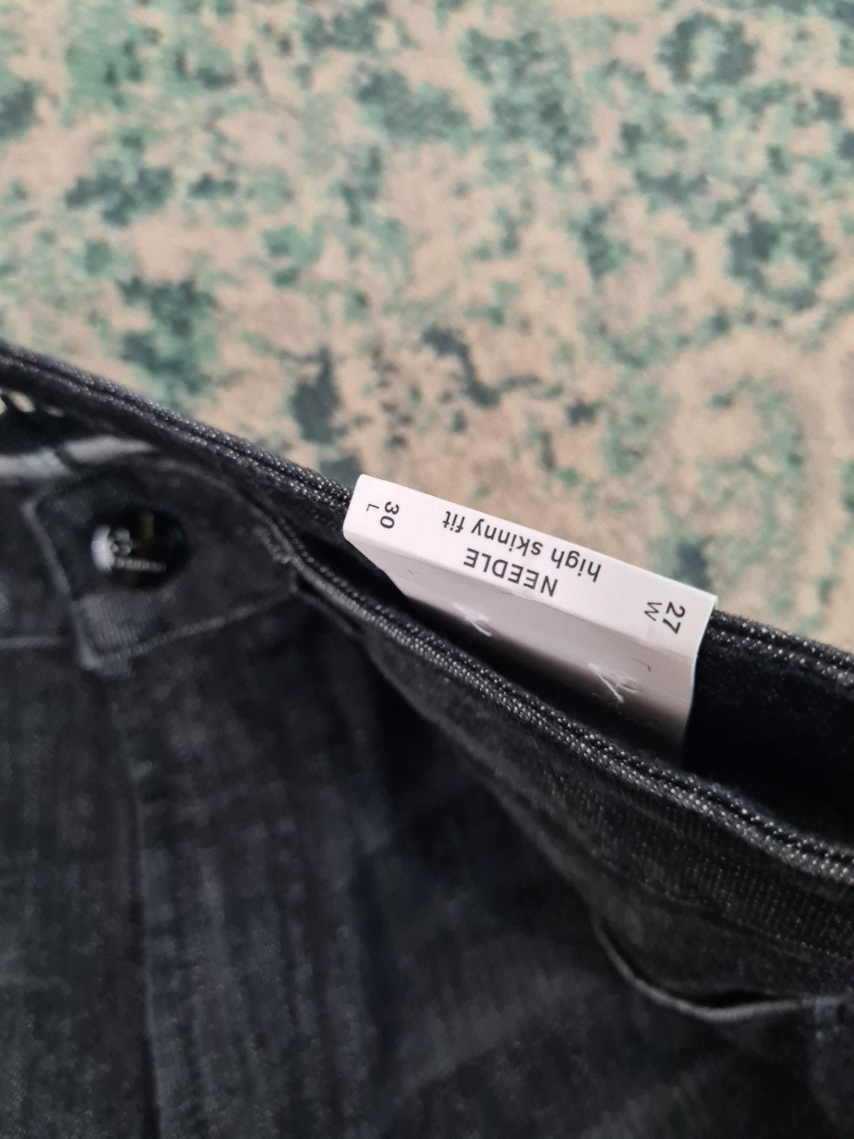 Denham Needle High Skinny Fit W27 L30 Zwart Nieuw Tulsi2730, Denham, Zwart, Nieuw, Ophalen of Verzenden