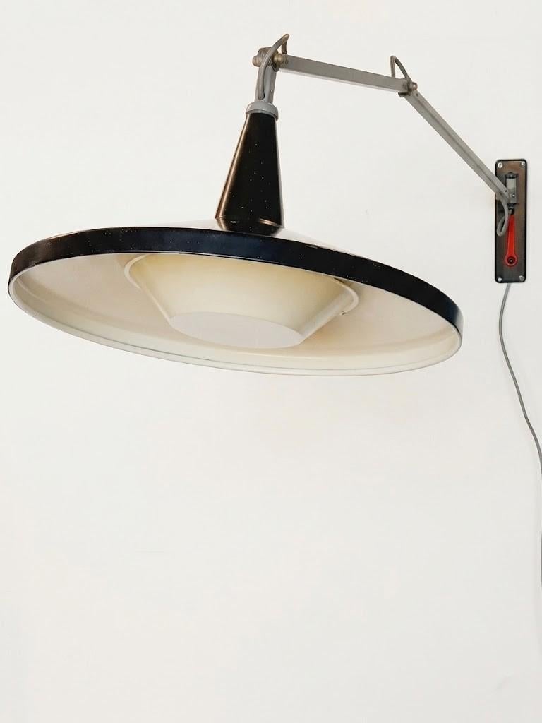 Gispen Rietveld Panamalamp 4050 | bijzonder goede staat !, ., Ophalen of Verzenden, Gispen, .