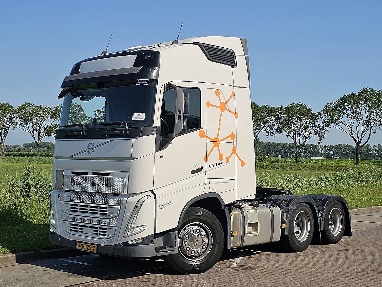VOLVO FH 500 new model 10 tyres, Automaat, Euro 6, Wit, Bedrijf