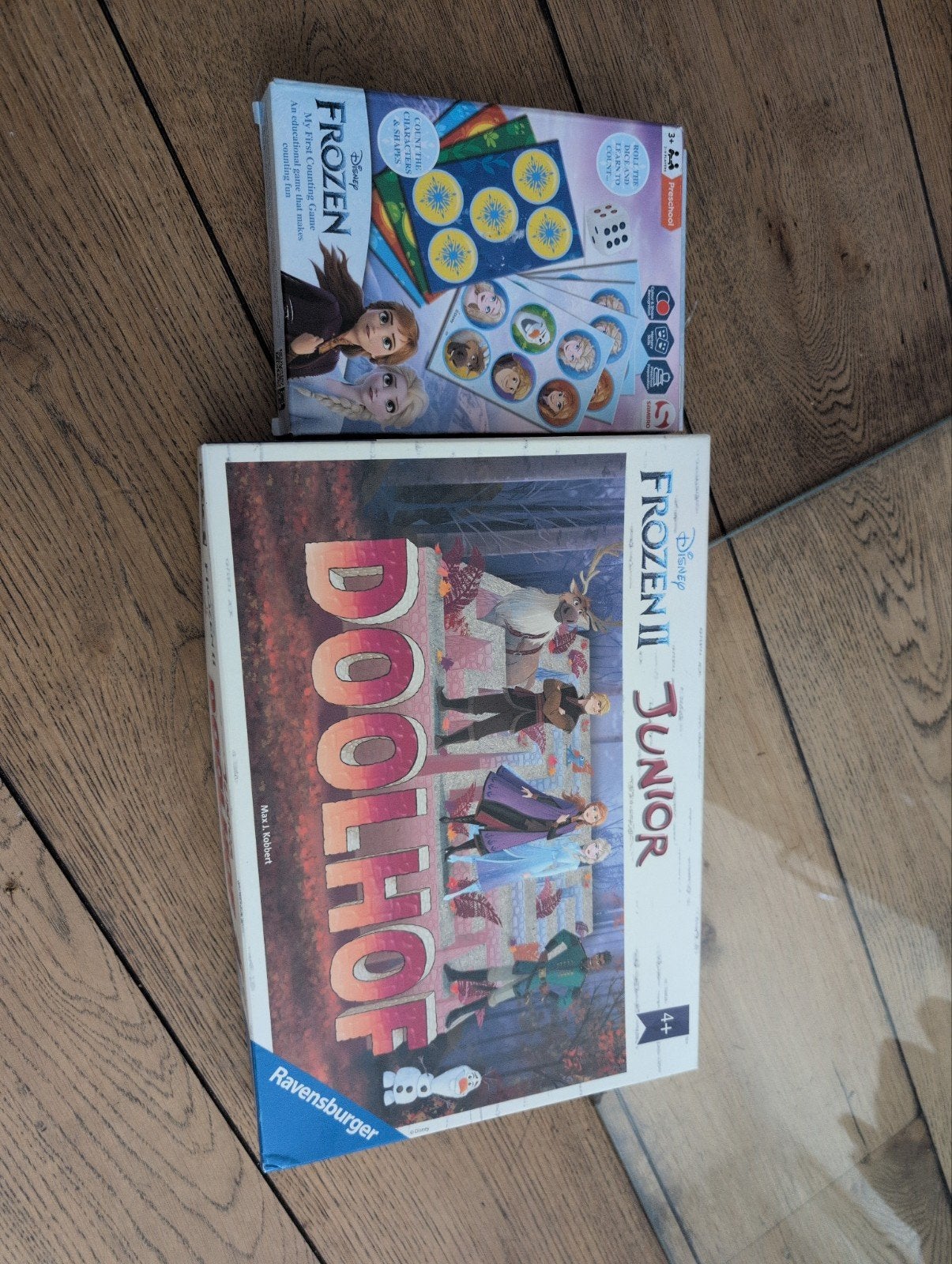 Diverse bordspellen: Frozen, Eenhoorn, K3 en meer!, Een of twee spelers, Ophalen, Gebruikt