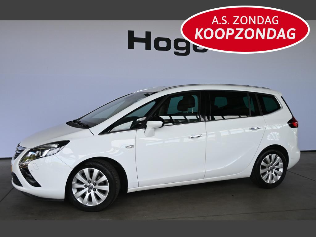 Opel Zafira Tourer 1.4 Cosmo Airco Navigatie Cruise Control, Euro 5, Stof, 4 cilinders, Met garantie (alle)