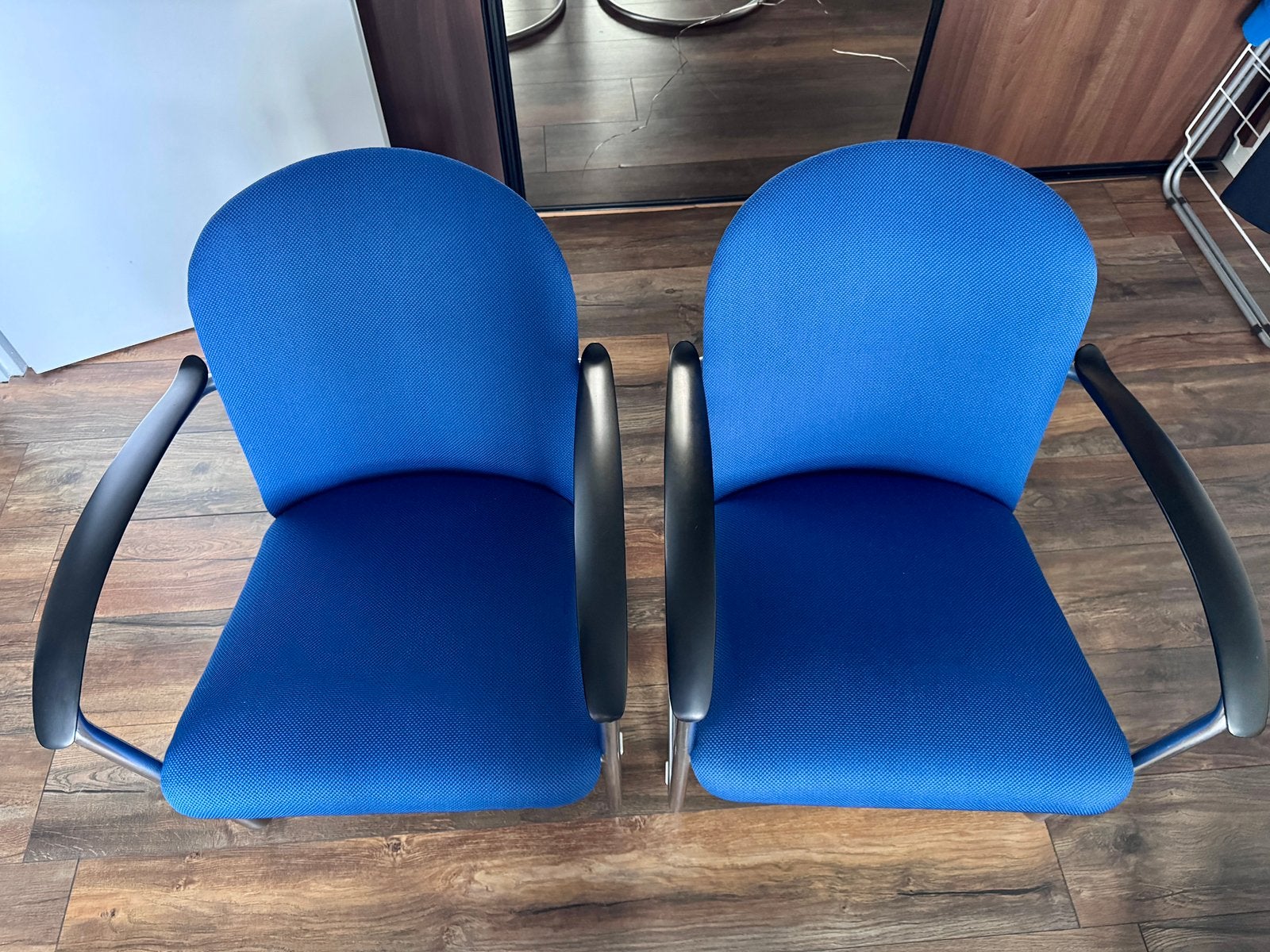 2 Gispen 414 fauteuil, Huis en Inrichting, Fauteuils, Ophalen, 75 tot 100 cm, Zo goed als nieuw, Stof