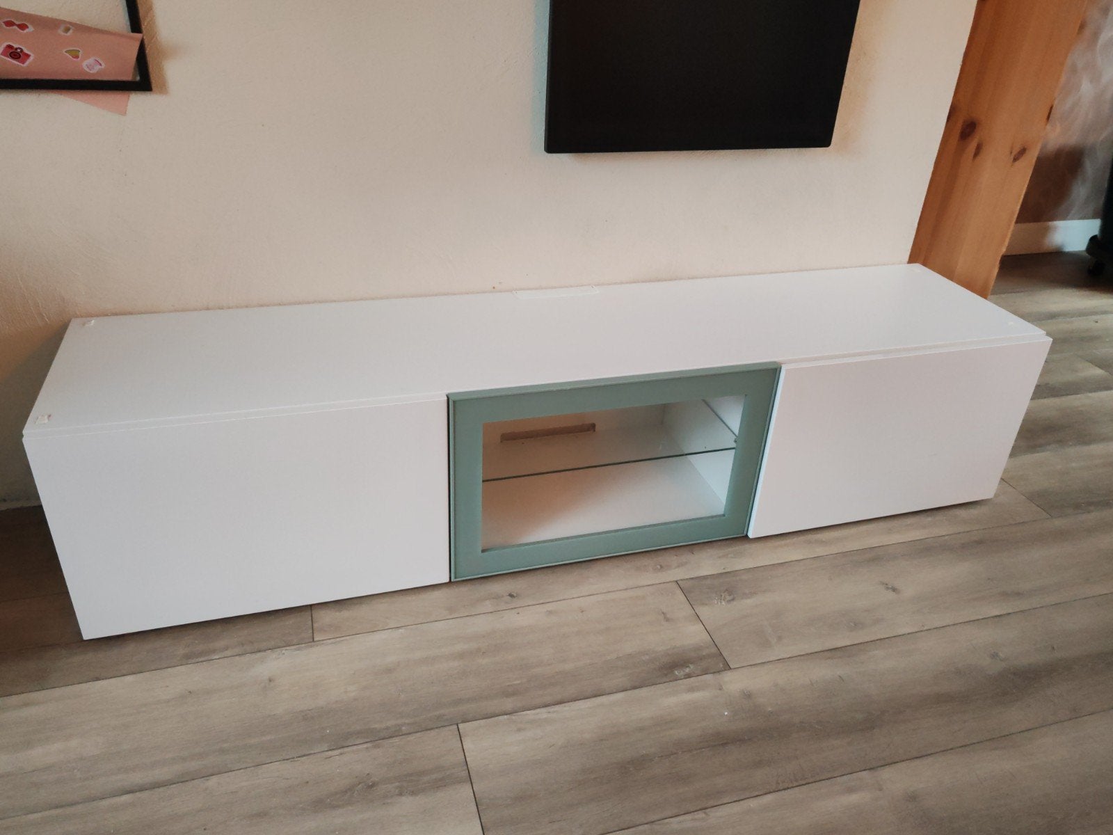 Ikea besta TV meubel, Ophalen, Gebruikt, 150 tot 200 cm, Minder dan 100 cm