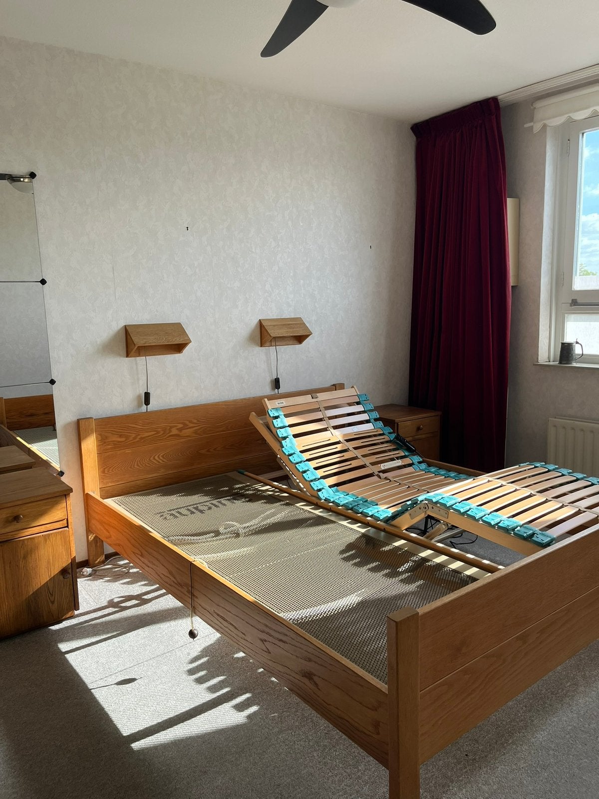 2 persoonsbed 200 x 160 Lattoflex / Auping, Huis en Inrichting, Ophalen, Zo goed als nieuw, Tweepersoons