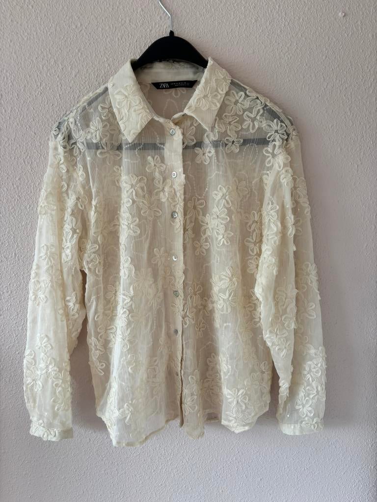 Nieuw - Zara blouse loavers creme, Ophalen of Verzenden, Zo goed als nieuw, Beige