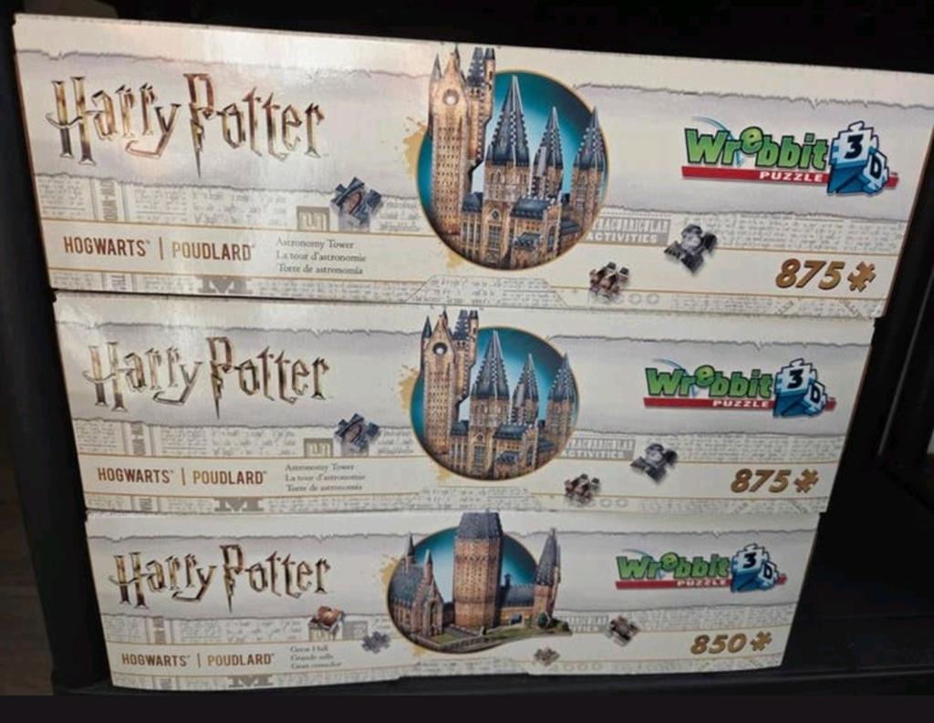 Harry Potter Hogwarts 3D Puzzel - Wrebbit NIEUW, Ophalen of Verzenden, 500 t/m 1500 stukjes, Nieuw, Rubik's of 3D-puzzel