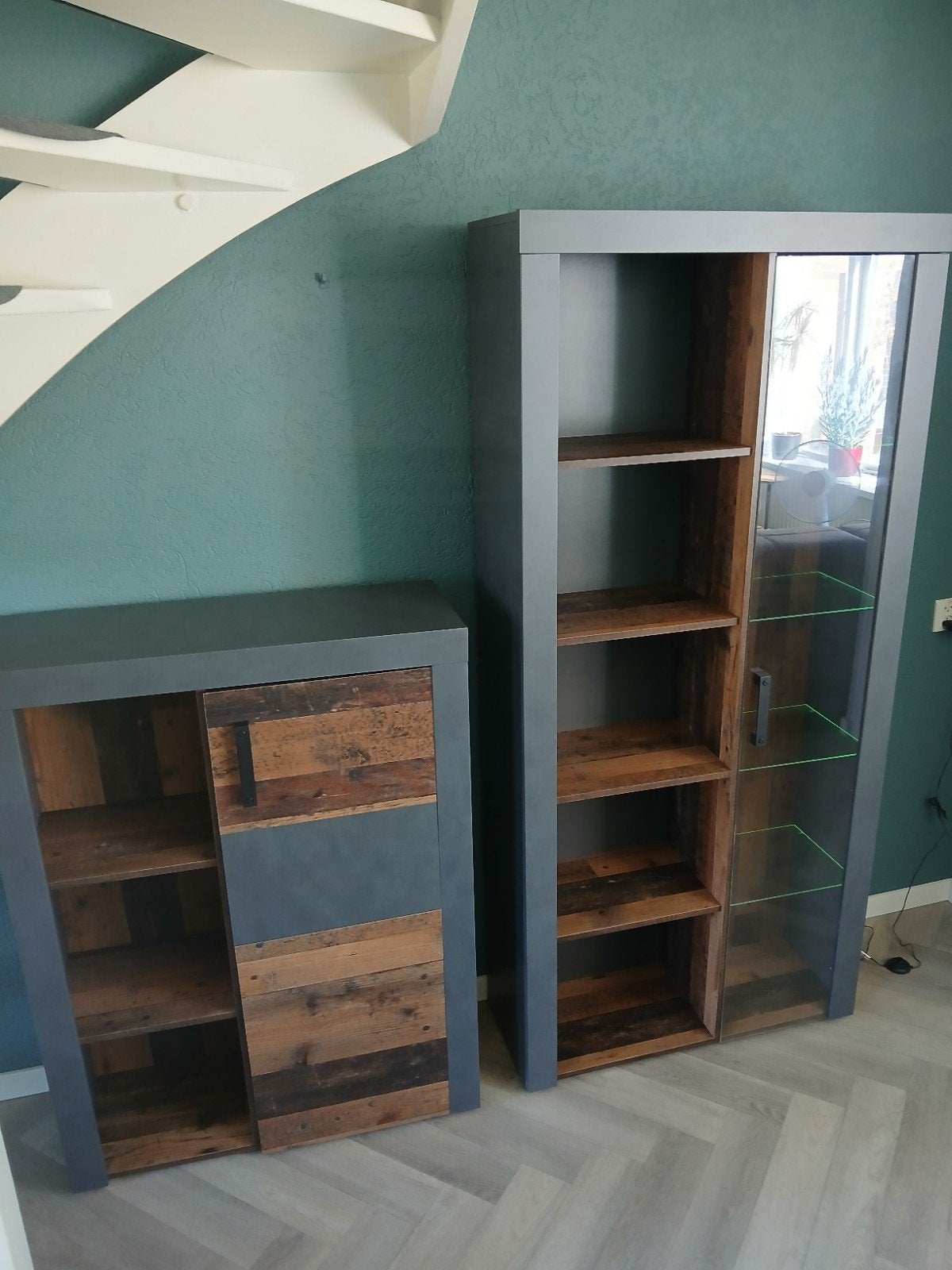 Complete meubelset: dressoir, tv-meubel, salontafel, kasten, Ophalen, Gebruikt
