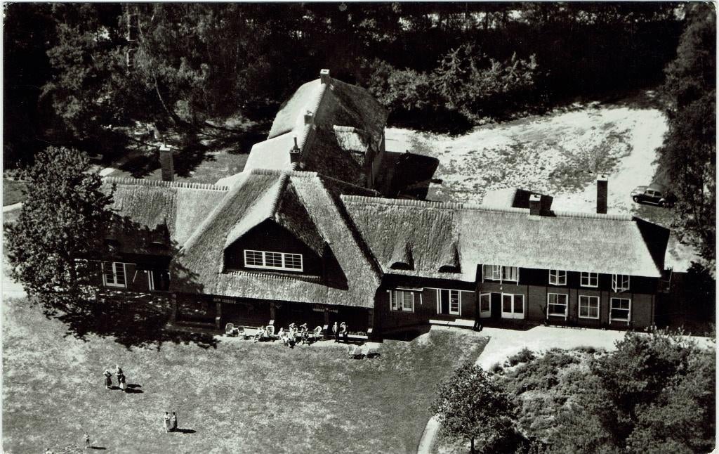 Barchem – Luchtfoto Woodbrookershuis. Gelopen Utrecht 1963, Ophalen of Verzenden, 1960 tot 1980, Gelopen, Gelderland