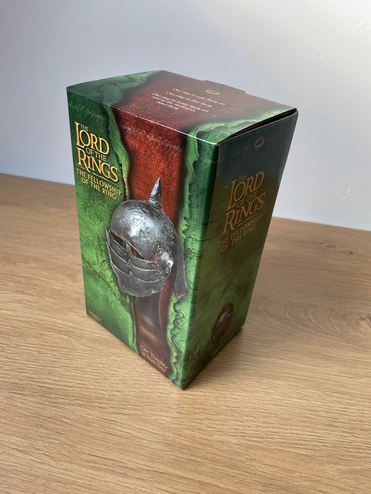 Lord of the Rings Orc Trapjaw Helm Replica Sideshow Weta, Ophalen of Verzenden, Zo goed als nieuw, Replica