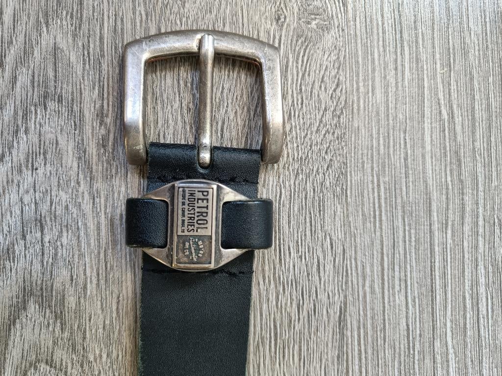 Leren heren riem ceintuur maat 95 ZWART petrol industries, Kleding | Heren, Riemen en Ceinturen, 95 tot 105 cm, Petrol Industries