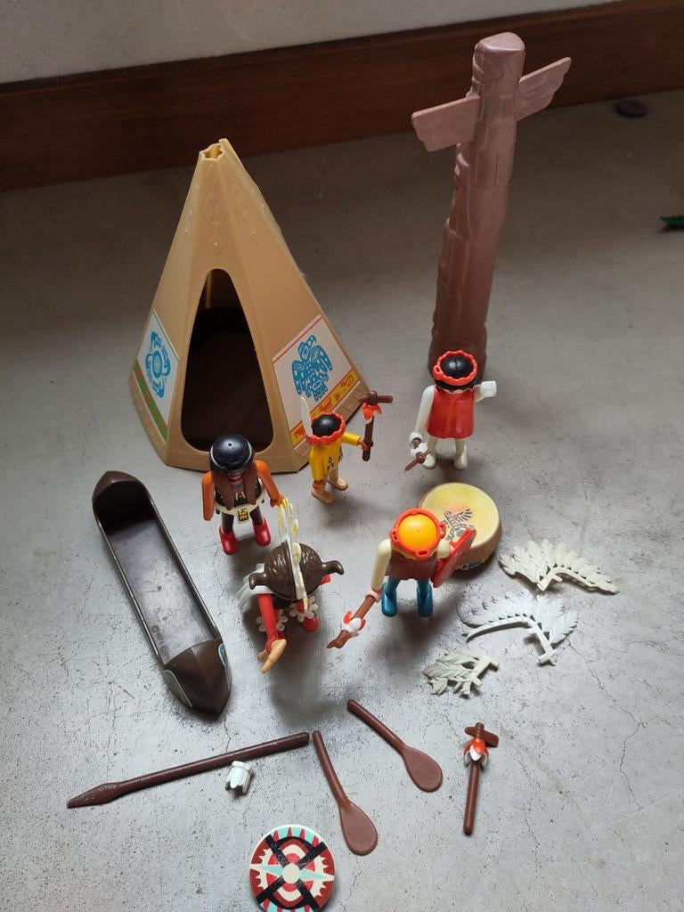 Playmobil Indianen Set - Gebruikt, Ophalen, Gebruikt, Los playmobil